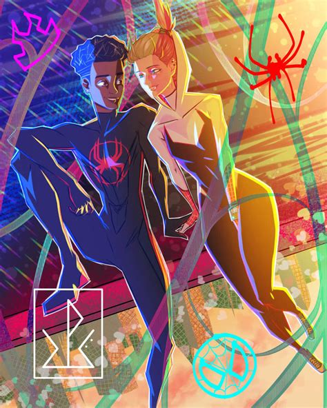 parvad gwen|Miles Morales and Gwen Stacy (Ksen) [Marvel Comics] .